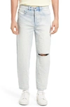KSUBI BULLET RIPPED RELAXED FIT TAPERED JEANS