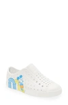 Native Shoes Kids' X Disney Jefferson Print Slip-on Sneaker In Shell White/positive Mickey