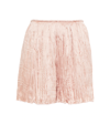 Vince Crushed Satin Shorts In Pink
