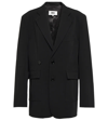 Mm6 Maison Margiela Oversized Single-breasted Blazer In Black