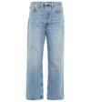RE/DONE HIGH-RISE STRAIGHT JEANS