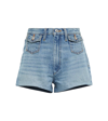 RE/DONE 70S POCKET HIGH-RISE DENIM SHORTS