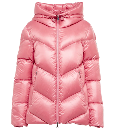 Moncler Chambom Quilted Puffer Jacket In Pink