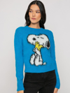 MC2 SAINT BARTH WOMAN BRUSHED SWEATER WITH SNOOPY PRINT SNOOPY - PEANUTS SPECIAL EDITION