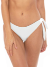 MC2 SAINT BARTH WHITE WOMAN CHEEKY SWIM BRIEFS