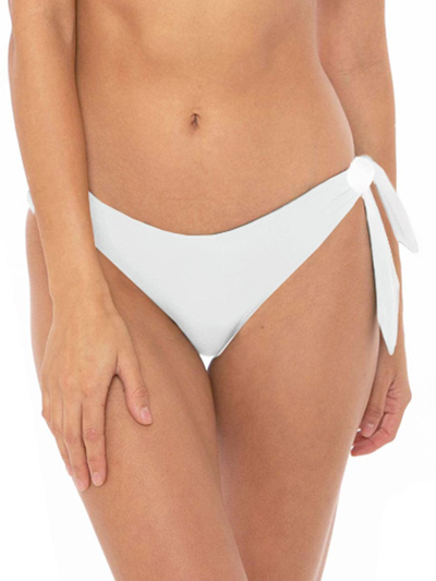 Mc2 Saint Barth White Woman Cheeky Swim Briefs