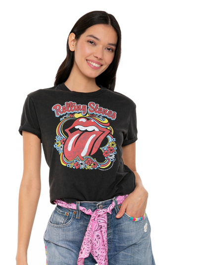 Mc2 Saint Barth Rolling Stones T-shirt Universal Music® Special Edition In Black