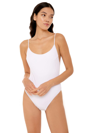 MC2 SAINT BARTH RIBBED ONE PIECE SWIMSUIT