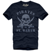 MC2 SAINT BARTH PIRATE PRINT BOY T-SHIRT