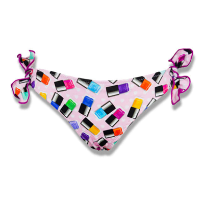 Mc2 Saint Barth Kids' Multicolor Toddlers Swim Bottom In Pink