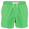 Mc2 Saint Barth Light Green Delavè Mans Swim Shorts In Green