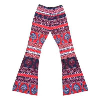 Mc2 Saint Barth Kids' Girls Flared Pants Gipsy In Blue