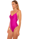 Mc2 Saint Barth Fucsia One Piece Aperikini Collection In Pink