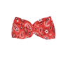 MC2 SAINT BARTH WOMAN RED BANDANNA HAIRBAND