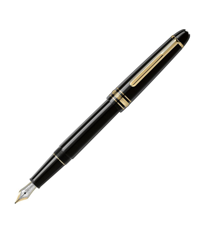 Montblanc Meisterstück Gold-coated Classique Fountain Pen In Black