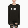 AMIRI BLACK LOGO-PRINT CREWNECK SWEATSHIRT