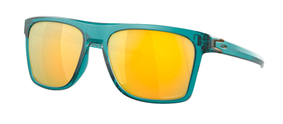 Oakley Leffingwell Oo9100-06 Wayfarer Polarized Sunglasses In Yellow