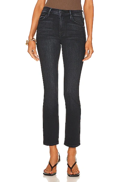 Mother The Mid Rise Dazzler Ankle Jeans In Black