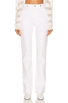 Rta White Luana Flared Cotton Trousers In White