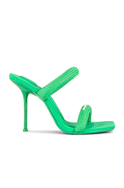 Alexander Wang Julie Tubular Webbing Sandal In Island Green