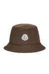 Moncler Bob En Coton In Military Green