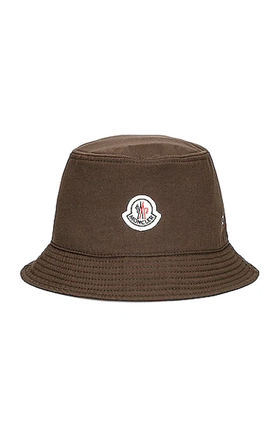 Moncler Bucket Hat In Green