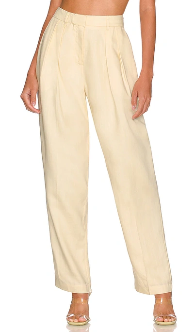 L'academie Adana Trouser In Yellow