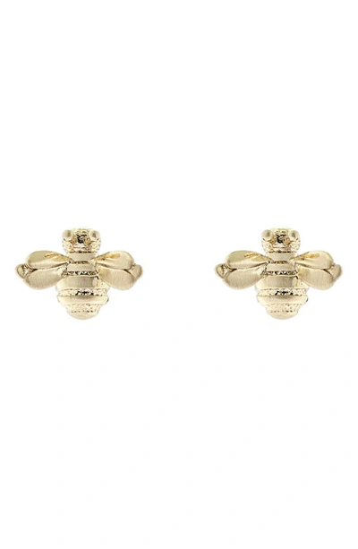 Ted Baker Beelii Bee Stud Earrings In Gold