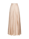 GIORGIO ARMANI GIORGIO ARMANI HIGH WAIST PLEATED SATIN SKIRT