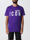 DSQUARED2 ICON T-SHIRT IN COTTON,D19095019