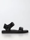 The Row Hook And Loop Nappa-leather Sandals In Black