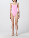 Hunza G Square Neck Swim In Pink