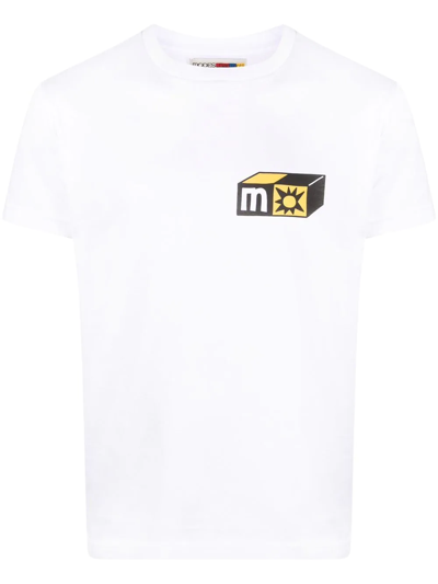 Modes Garments Modes T-shirt With Portofino Print In White