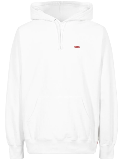 Supreme Small Box Logo Hoodie In White