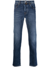Incotex Straight-leg Denim Jeans In Blau