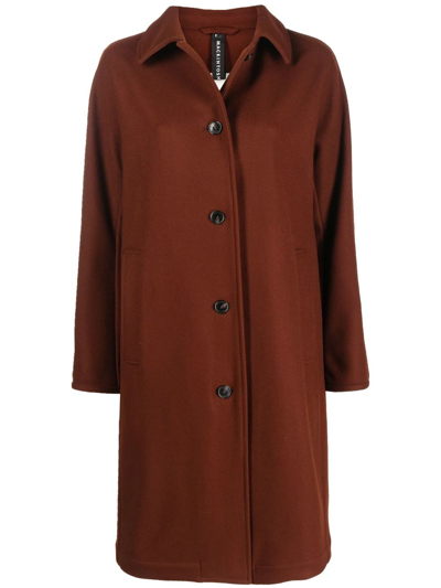 Mackintosh Fairlie Wool Coat In Brown