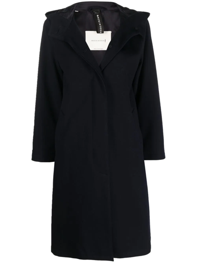 Mackintosh Innes Storm System Hooded Coat In Black