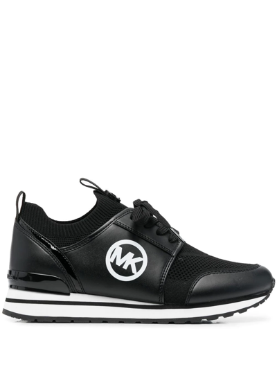 Michael Michael Kors Dash Knitted Low-top Trainers In Schwarz