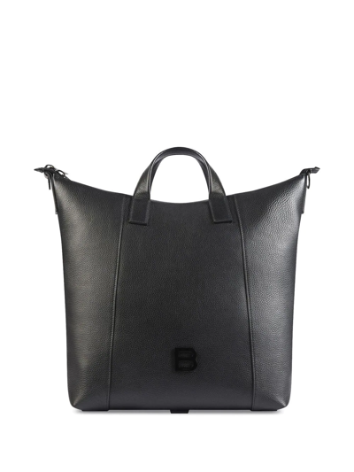 Balenciaga Hourglass Tote Bag In Black