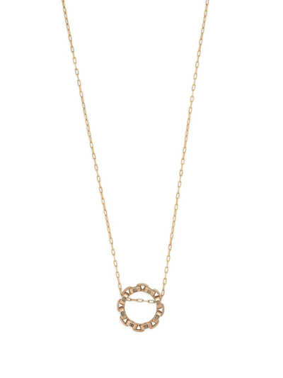 Dolce & Gabbana Dg Logo-engraved Necklace In Gold