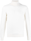 Malo Man Turtleneck Off White Size 42 Cashmere In Nude