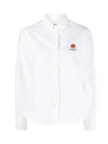 Kenzo Bokè Flower Shirt In White