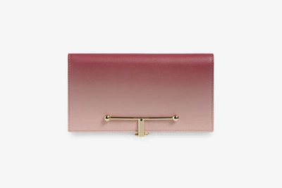Strathberry Large Melville Street Wallet In Pink