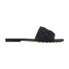 Bottega Veneta Indigo Padded Flat Sandals In Indigo
