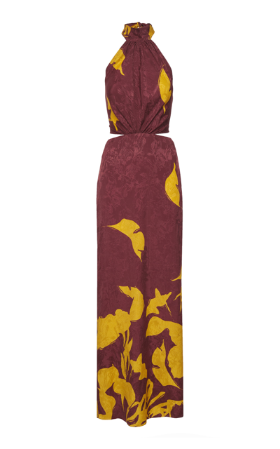 Johanna Ortiz Women's Sunset On The River Wool-silk Jacquard Maxi Dress In Multi