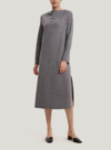 NAP LOUNGEWEAR SPLIT-SIDE 100% WOOL MAXI DRESS