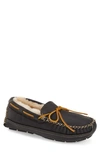 MINNETONKA GENUINE SHEARLING LEATHER SLIPPER,3759