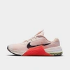Nike Women's Metcon 7 Training Shoes In Light Soft Pink/magic Ember/lime Ice/cave Purple
