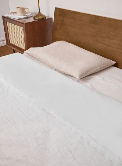 Nap Loungewear Golden Olive Washed Linen Pillowcase - Set Of 2