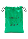 Bottega Veneta Leather Dust Bag In Green